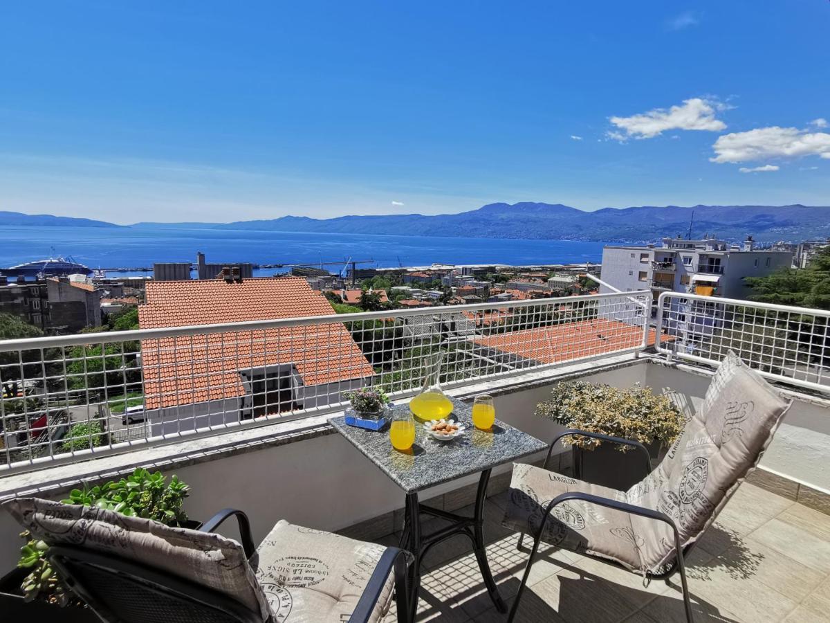 Apartment Belvedere With Seaview Rijeka Exteriér fotografie